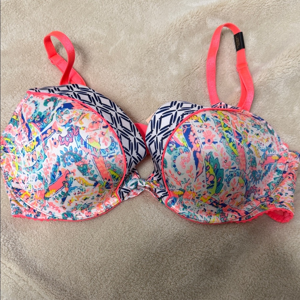 Victoria's Secret Multicolor Floral Bra